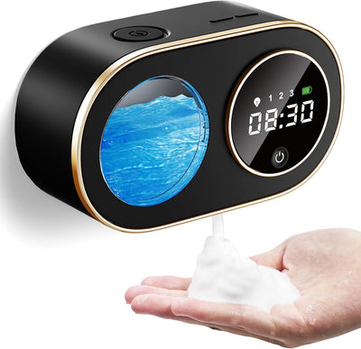 Automatic Soap Dispenser Touchless HD LED Time Display