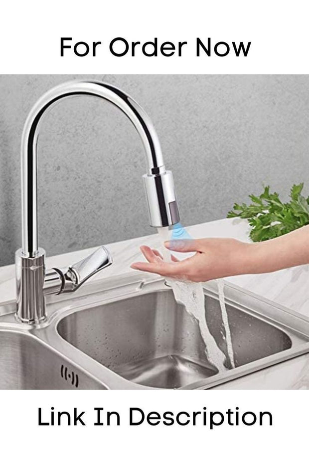 Automatic kitchen faucet adapter with ABS sensor