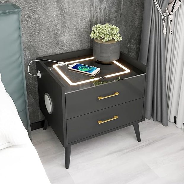 Smart Nightstand Usb Wireless Charger Table