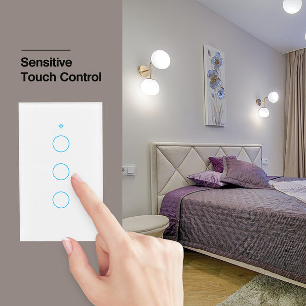 White WiFi Smart Light Switch