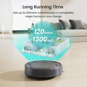 New Robot Vacuums, 2200Pa Suction, 120 Min Runtime