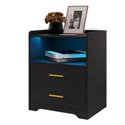 LED Light Drawers Bachelor's Chest Bedroom Furniture