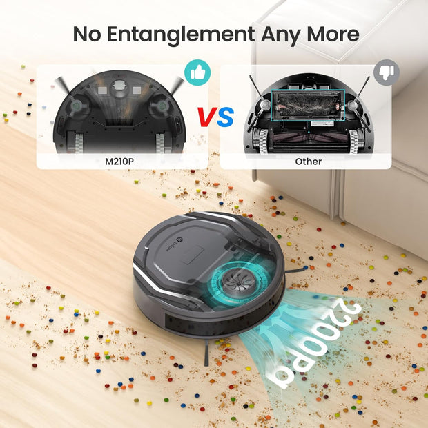 New Robot Vacuums, 2200Pa Suction, 120 Min Runtime