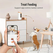 2K Pet Camera, 360°View Dog Camera With Treat Dispensing