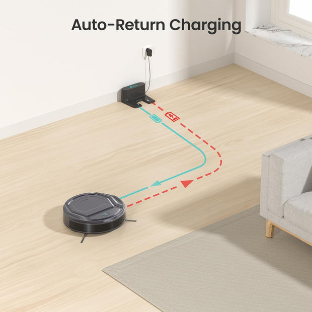 New Robot Vacuums, 2200Pa Suction, 120 Min Runtime